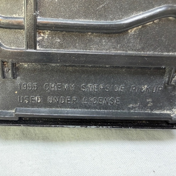Jada 1955 Chevy Stepside Pickup 1:24 Scale Model Black Missing mirror - Picture 10 of 11
